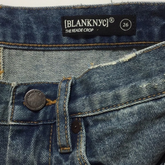 NWT Anthropologie BLANKNYC Barrow Jean Short Sz 26 - Picture 5 of 11